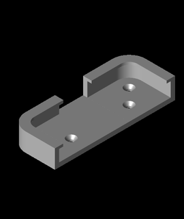 microsoft medya tuş takımı Kulp destek erik 3d print model - Mito3D
