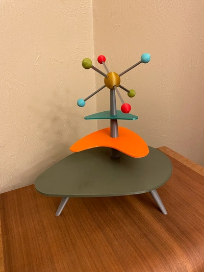 mid century tiered mini table - 3d by retromaker on thangs 3d print model - Mito3D