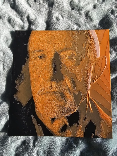mike ehrmantraut 3 colour filament painting 200x215 - 3d by ooglyboogly on thangs 3d print model - Mito3D