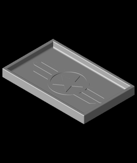 military dump tray kcwarthog 3d print model - Mito3D
