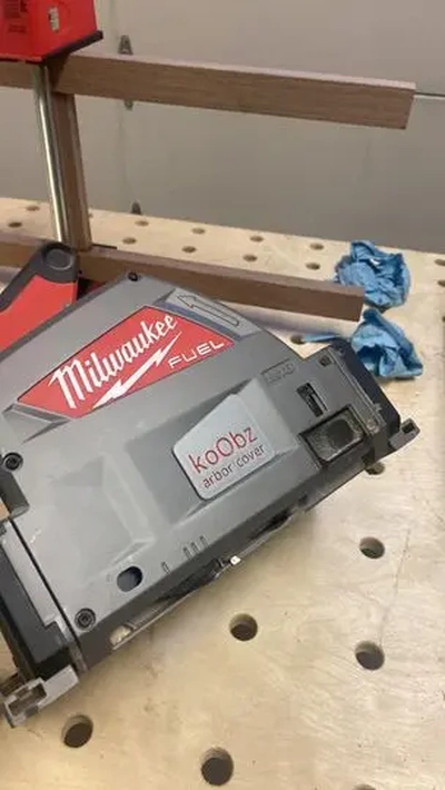 milwaukee m18 fuel track arbor cover - 3d by jacobstr on thangs 3d print model - Mito3D