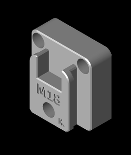 milwaukee m18 tool holder heythere Home & Garden 3d print model - Mito3D