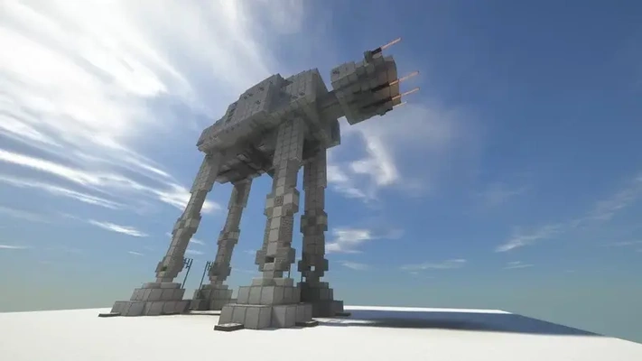minecraft at-at walker - 3d by allanromanreyes on thangs 3d print model - Mito3D