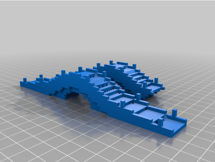Minecraft puente allanromanreyes 3d print model - Mito3D