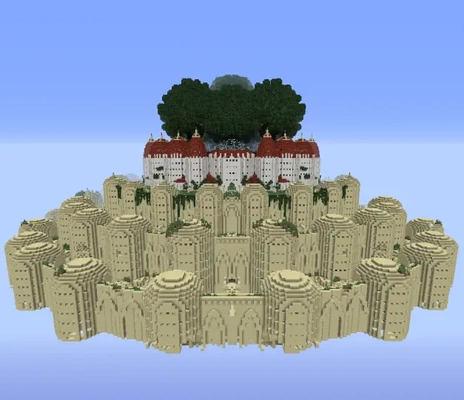 minecraft castle in sky - 3d by allanromanreyes on thangs 3d print model - Mito3D