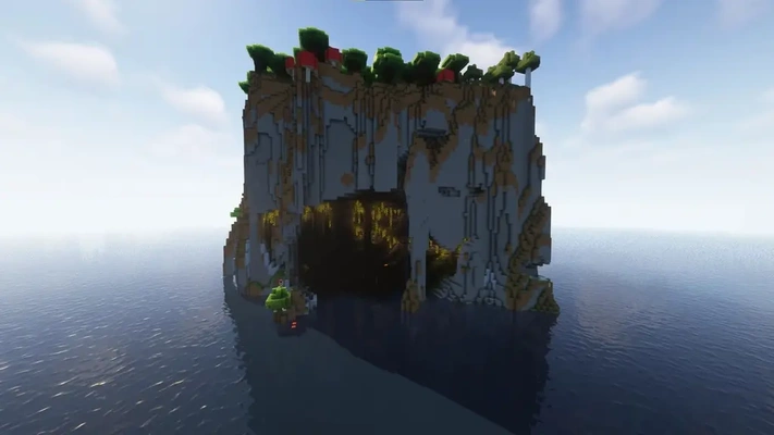 minecraft cave island - 3d by allanromanreyes on thangs 3d print model - Mito3D