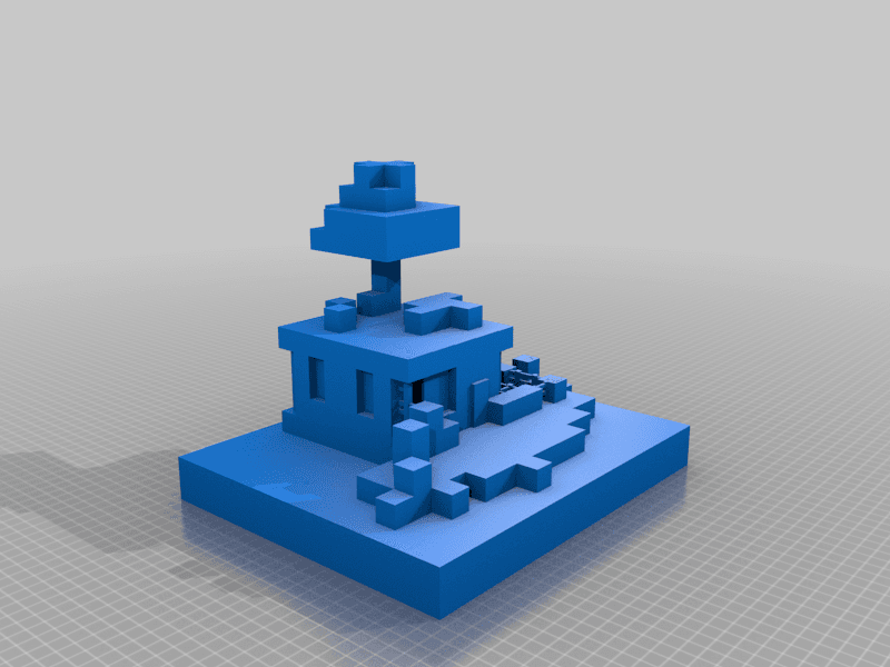Minecraft noche allanromanreyes 3D print model - Mito3D
