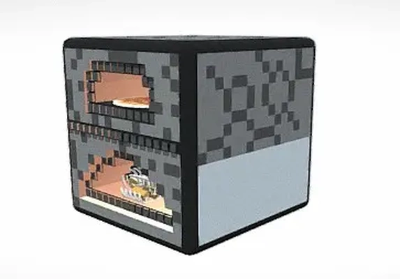 minecraft furnace - 3d by raja2863a on thangs 3d print model - Mito3D