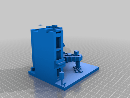 minecraft garage - allanromanreyes 3d print model - Mito3D