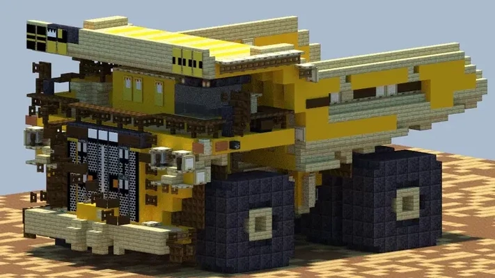 minecraft haul truck - 3d by allanromanreyes on thangs 3d print model - Mito3D