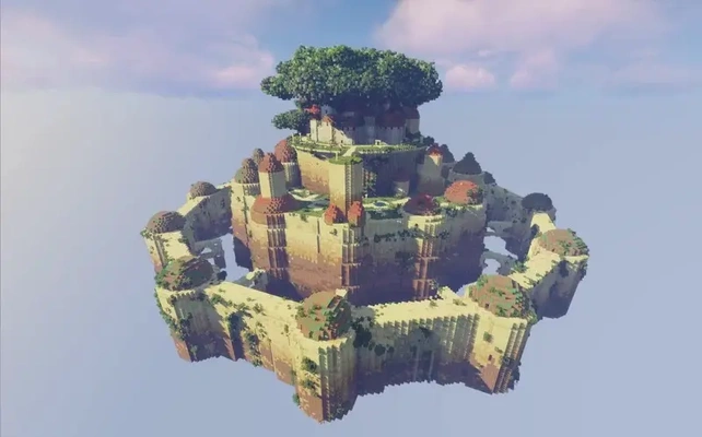 minecraft laputa castle in sky - 3d by allanromanreyes on thangs 3d print model - Mito3D
