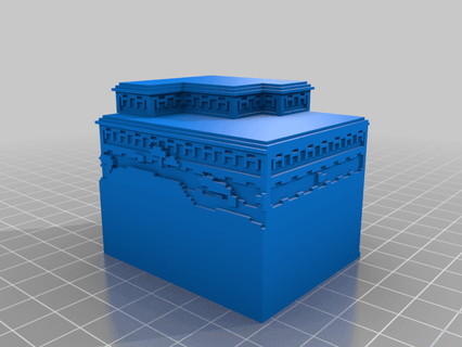 minecraft mansion - allanromanreyes 3d print model - Mito3D