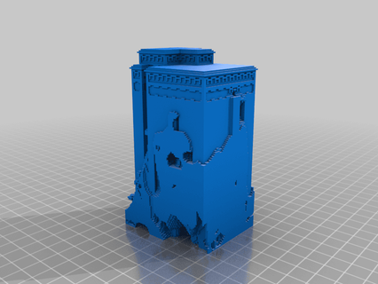 minecraft mansion tower - allanromanreyes 3d print model - Mito3D