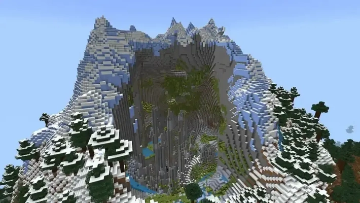 minecraft mountain - 3d by allanromanreyes on thangs 3d print model - Mito3D