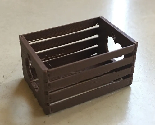 mini apple crate - 3d by briangrossmiller on thangs 3d print model - Mito3D