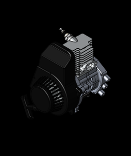 mini bike engine motor moto 3d model thangs 3d print model - Mito3D