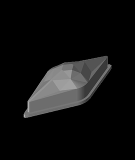 mini diamante gema retromaker casa jardim 3d print model - Mito3D