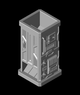 Mini Würfel Turm Base 3d Modell plambrecht danke 3d print model - Mito3D
