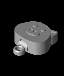 mini flip pig ears keychain tomodesigns Animals 3d print model - Mito3D