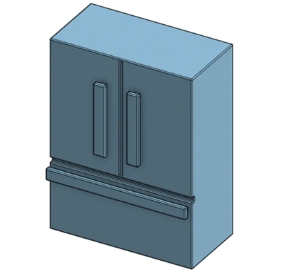 mini fridge - 3d by luna roberts on thangs 3d print model - Mito3D
