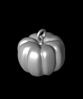 mini pumpkin fall earrings varian Arts & Entertainment 3d print model - Mito3D