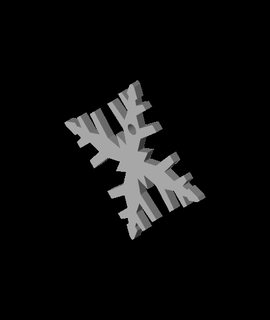mini snowflake christmas ornament 3d model thangs 3d print model - Mito3D