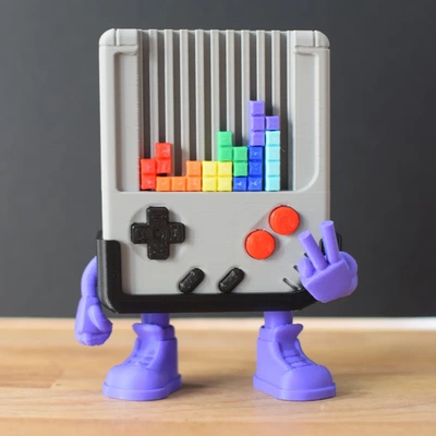 mini tetris game boy stand 3d by edward on danke 3d print model - Mito3D