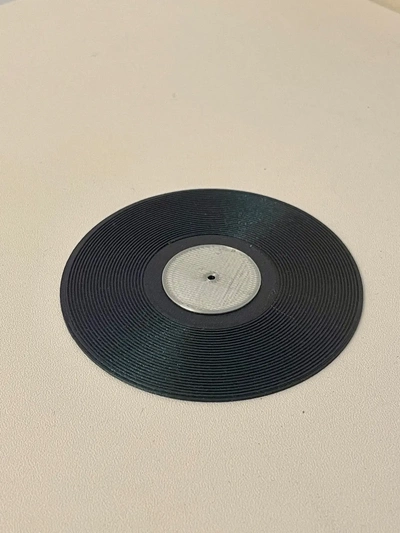 mini vinyle record 3d by retromaker 3d print model - Mito3D