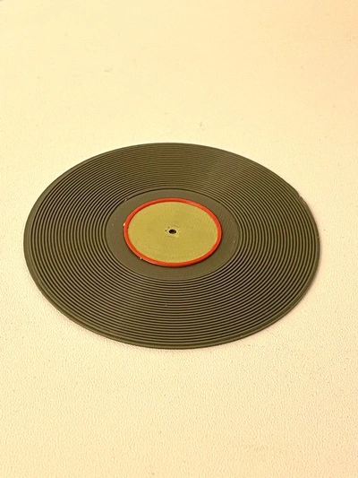 mini vinyle record 3 couleur 3d by retromaker 3d print model - Mito3D