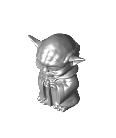 mini yoda 3d modello itech3dp grazie 3D print model - Mito3D