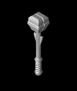miniature filigrane marteau guerre passe temps Jeux 3d print model - Mito3D