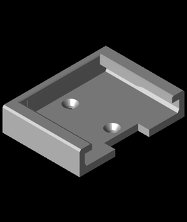 minimal bosch battery holder andimoto 3d print model - Mito3D