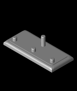 minimalistisch Smartphone Unterstützung Zuhause Haus Garten 3d print model - Mito3D