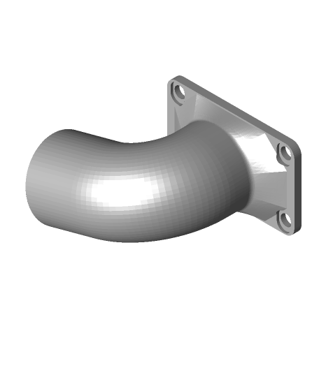 mitsubishi lanciere 1993 maf sensor adattatore 3D print model - Mito3D