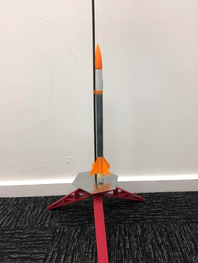 modelo cohete plataforma lanzamiento base 3d by alto on gracias 3d print model - Mito3D