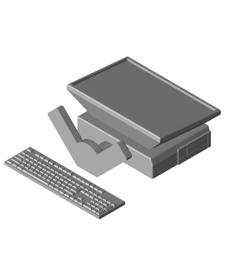 modello piccolo modulo fattore desktop pc scala 3d grazie 3D print model - Mito3D