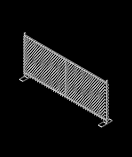 modern chain link çit np geliştirici Hobiler oyunlar 3d print model - Mito3D