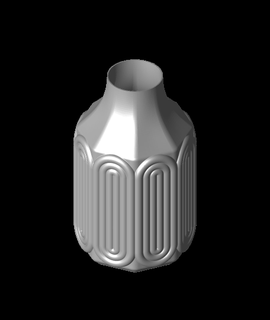 moderne arc ciel vase cm conception 3d print model - Mito3D