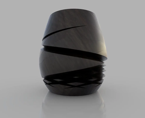modern vase 3d by mels3d on danke 3d print model - Mito3D