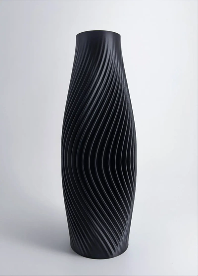moderno vaso projeto voluta minimalista espiral stl to 3d impressão by factoriandesigns on decorativo modo decoartion arquivo fatoriano casa dektop escritório decoração flor modelo cura 3d print model - Mito3D