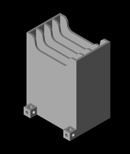 modular caso funda 4 25 pulgada manejar bahía 3d modelo gracias 3d print model - Mito3D