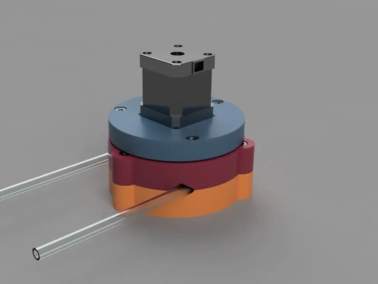 modular peristaltic pump concept tester - 3d by bubsbuilds on thangs 3d print model - Mito3D