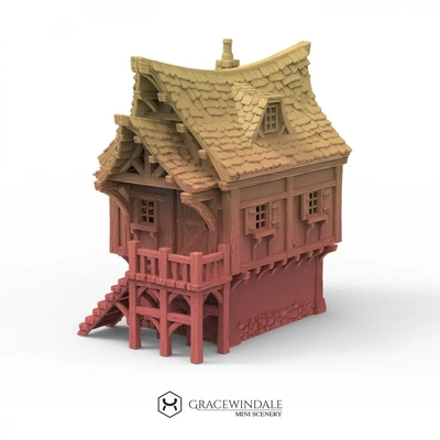 modular colono cabaña 3d by graciawindale on gracias 3d print model - Mito3D