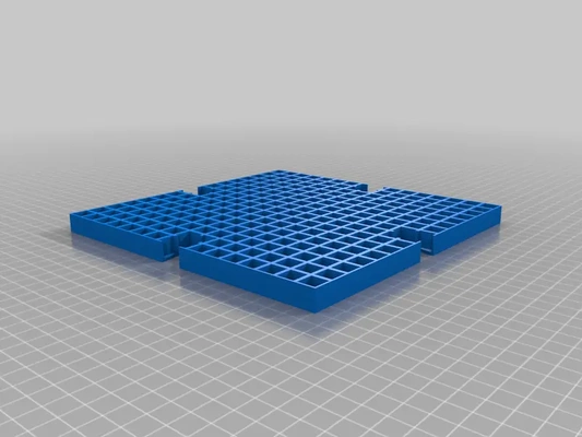 modular waffle grid - 3d by reckonedstormlight on thangs 3d print model - Mito3D