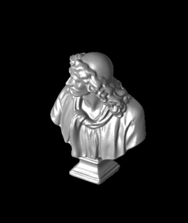 moliera scultura generato revopoint 3d modello grazie 3d print model - Mito3D