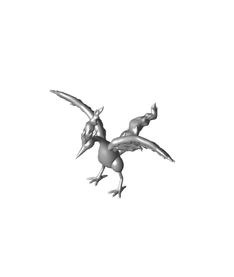 moltres Pokémon 3d modèle 3D print model - Mito3D