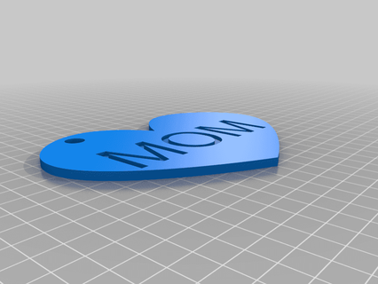 anne kalp anahtar yüzük sarkmak Mike 3d print model - Mito3D