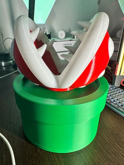 money bank - piranha plant super mario bros 3d by thelightspd on thangs 3d print model - Mito3D