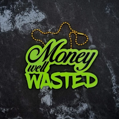 money wasted charm - 3d by jcreatenz on thangs 3d print model - Mito3D