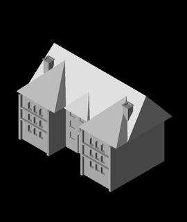 Monopólio mansão div 3d print model - Mito3D